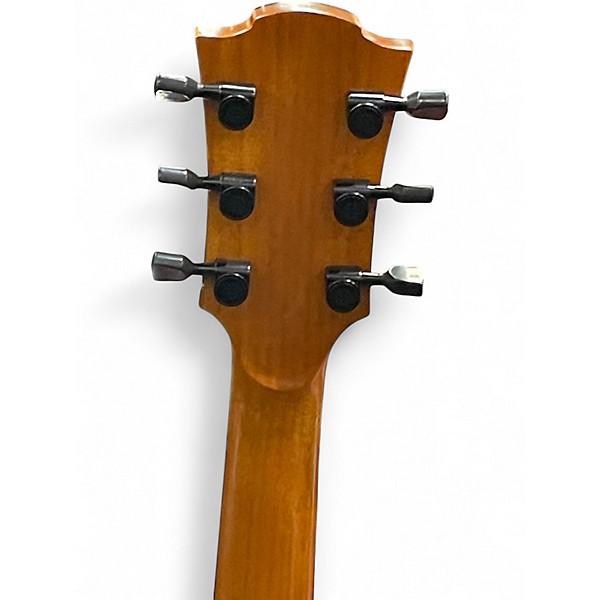 Used Lag Guitars T200DCE Natural Acoustic Electric Guitar