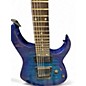 Used Ibanez Gio 7 String Blue Solid Body Electric Guitar