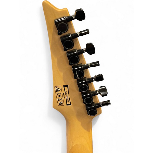 Used Ibanez Gio 7 String Blue Solid Body Electric Guitar