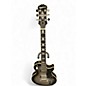 Used Epiphone Les Paul Custom Black and Silver Solid Body Electric Guitar thumbnail