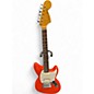 Used Fender MIJ Jagstang Fiesta Red Solid Body Electric Guitar thumbnail