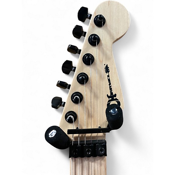 Used Charvel Pro-Mod DK Signature Satchel Satin White Bengal Solid Body Electric Guitar