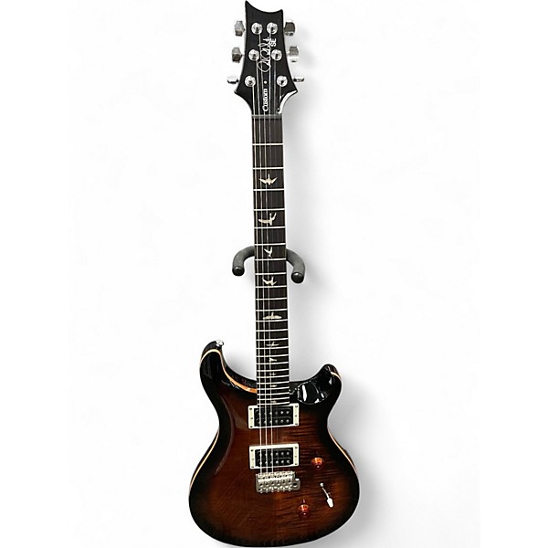 Used PRS SE Custom 24 golden flame Solid Body Electric Guitar