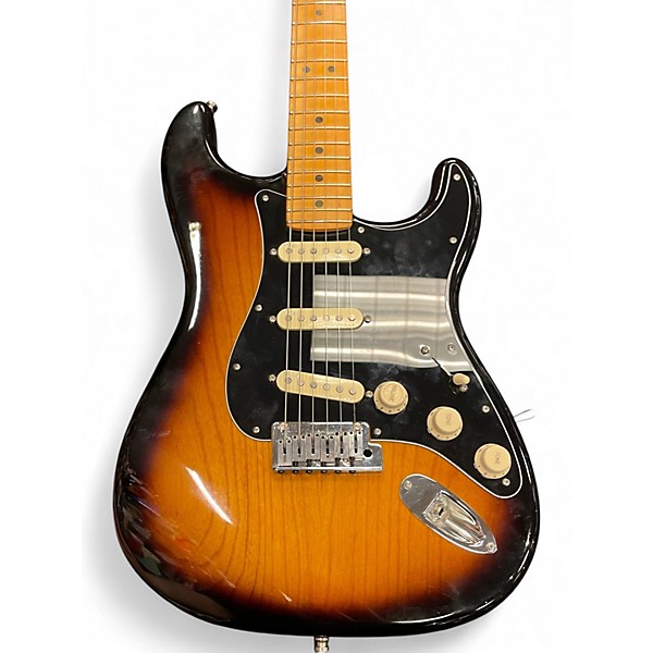 Used Fender American Ultra Luxe Stratocaster 2 Tone Sunburst Solid Body Electric Guitar