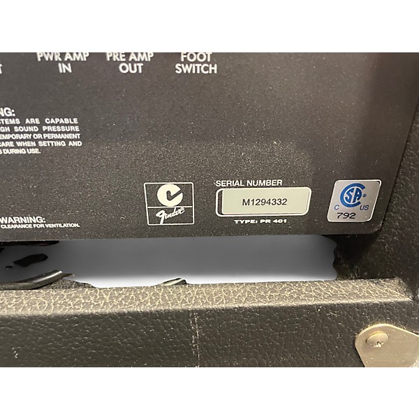 Used Fender STAGE 100 DSP  Solid State Guitar Amp Head