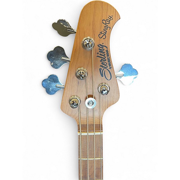 Used Sterling by Music Man StingRay Ray34 Natural Electric Bass Guitar