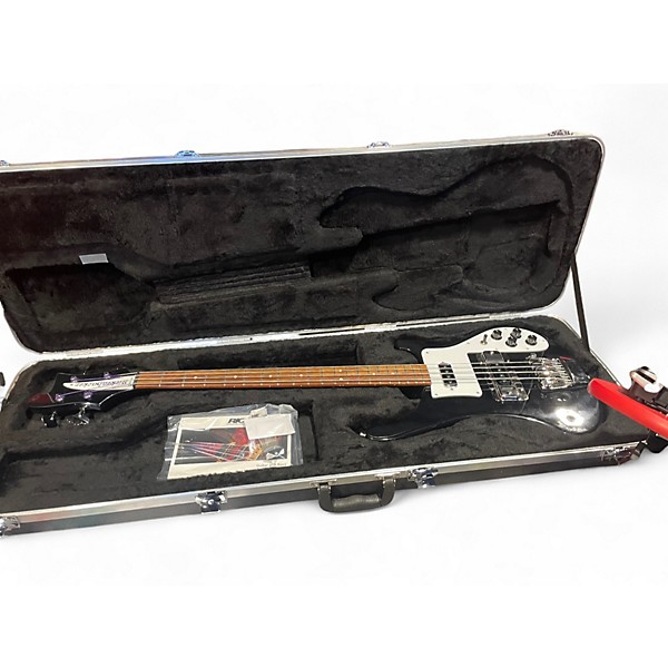 Used Rickenbacker 4003S BLACK Electric Bass Guitar