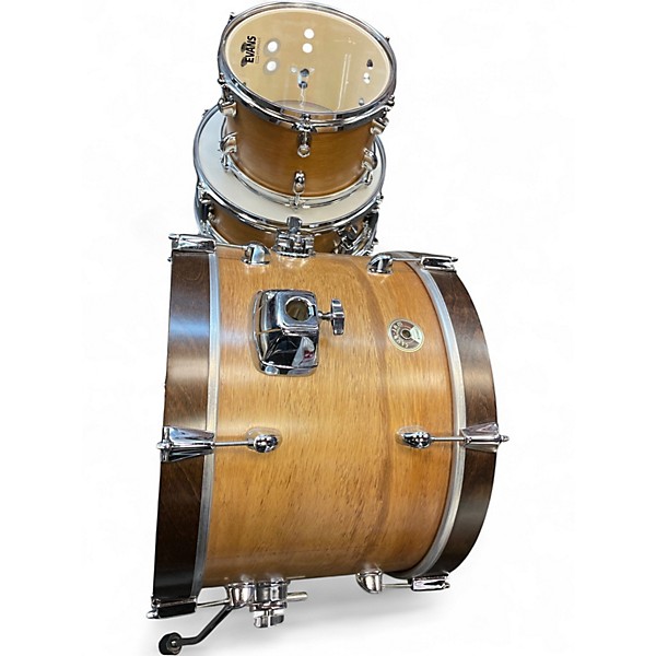 Used TAMA 4 Piece Club Jam Natural Drum Kit