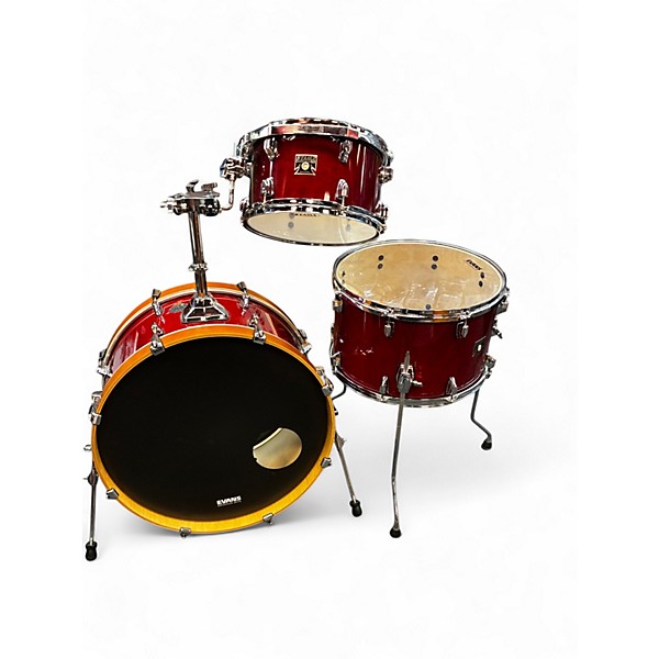 Used TAMA 3 Piece Superstar Classic Red Drum Kit