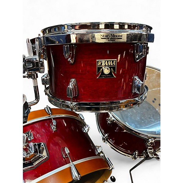 Used TAMA 3 Piece Superstar Classic Red Drum Kit