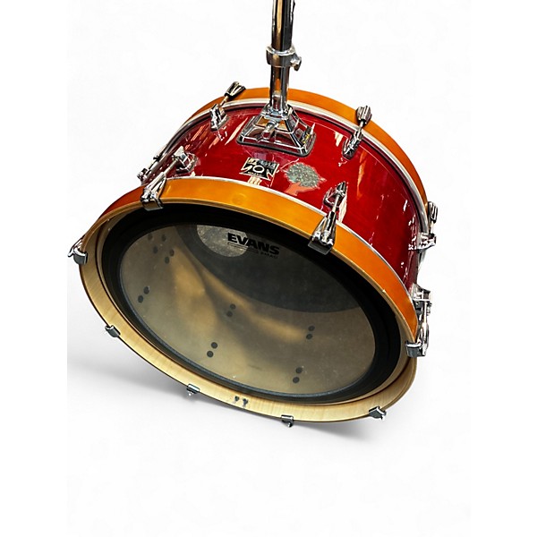 Used TAMA 3 Piece Superstar Classic Red Drum Kit