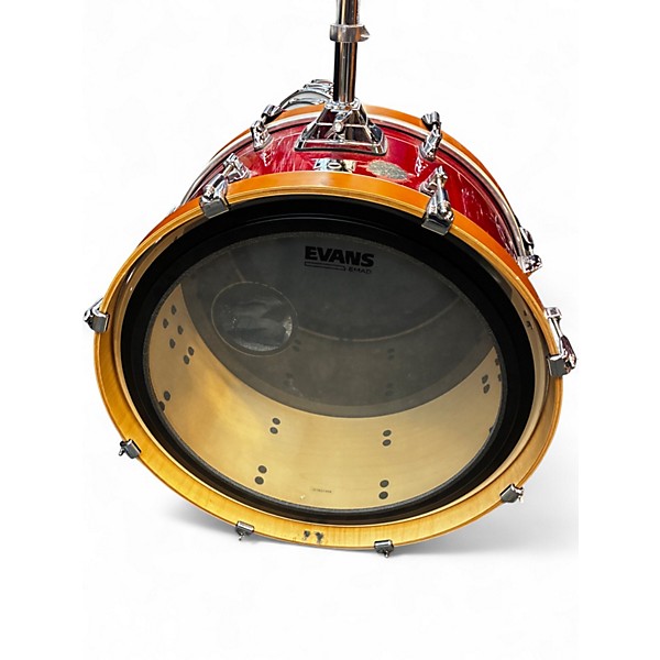 Used TAMA 3 Piece Superstar Classic Red Drum Kit