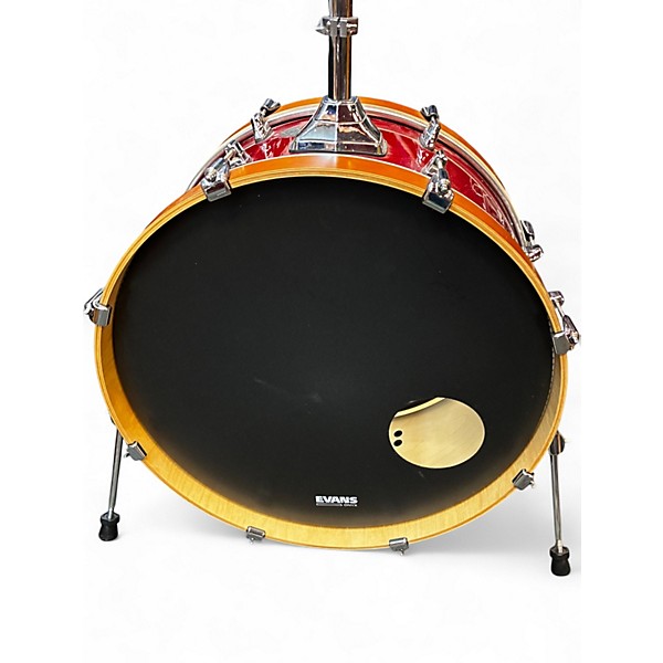 Used TAMA 3 Piece Superstar Classic Red Drum Kit