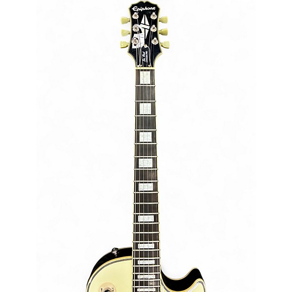 Used Epiphone Les Paul Custom Cream Solid Body Electric Guitar