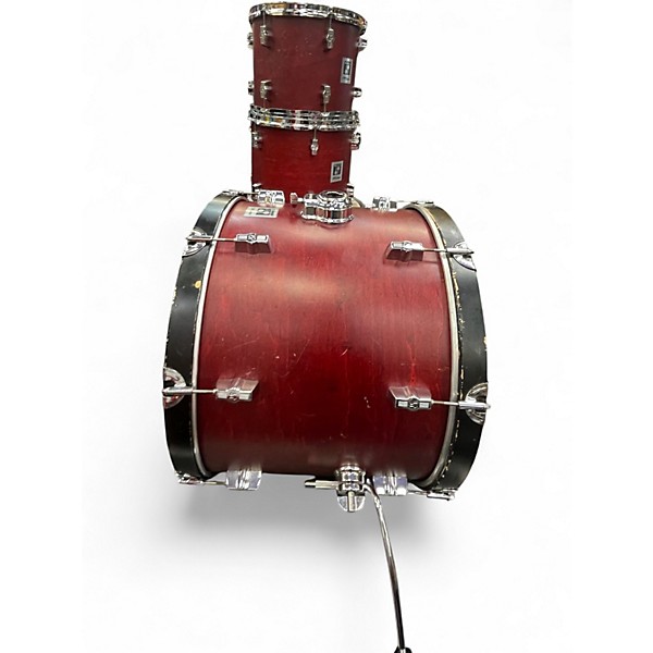 Used SONOR 4 Piece Force 2001 Red Drum Kit