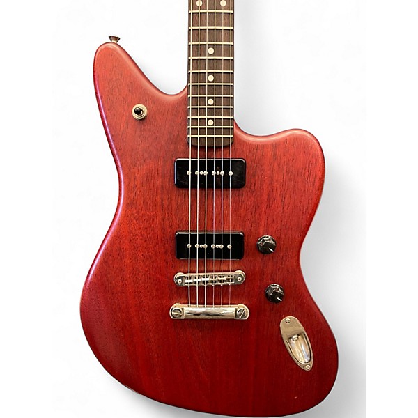 Used 2011 Fender Modern Player Jaguar red Solid Body Electric Guitar