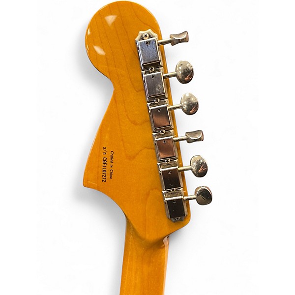 Used 2011 Fender Modern Player Jaguar red Solid Body Electric Guitar