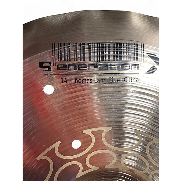 Used MEINL 14in GENERATION X THOMAS LANG FILTER CHINA Cymbal