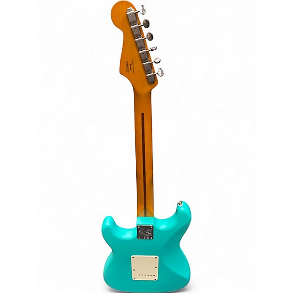 Used Squier 40TH ANNIVERSARY Seafoam Green Solid Body Electric Guitar