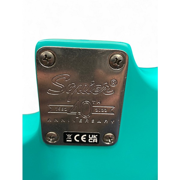 Used Squier 40TH ANNIVERSARY Seafoam Green Solid Body Electric Guitar