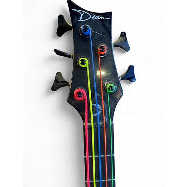 Used Dean Edge 5 String BLACK Electric Bass Guitar