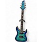 Used Schecter Guitar Research Omen Extreme 6 Ocean Blue Burst Solid Body Electric Guitar thumbnail