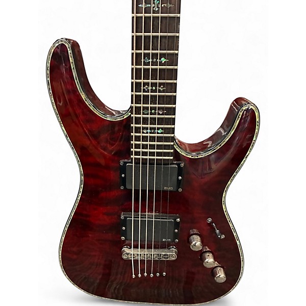 Used Schecter Guitar Research Hellraiser C1 Dakota Red Solid Body Electric Guitar