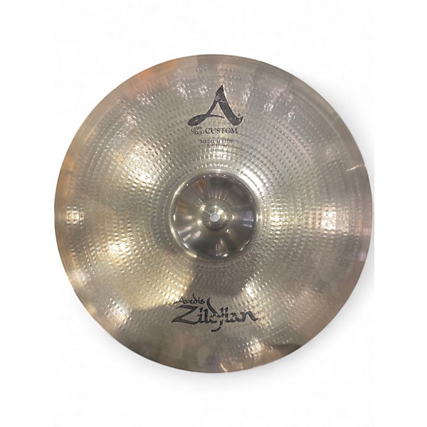 Used Zildjian 20in A CUSTOM MEDIUM RIDE Cymbal