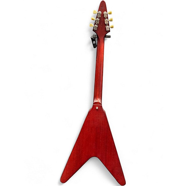 Used Gibson Flying V Worn Cherry Solid Body Electric Guitar