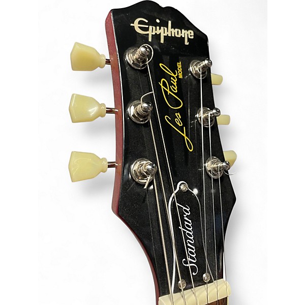 Used Epiphone Les Paul Standard 1950s Washed Cherry Sunburst Solid Body Electric Guitar