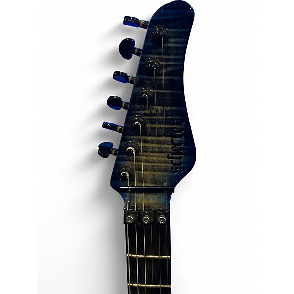 Used Schecter Guitar Research Sun Valley SS FR III Sky Burst Solid Body Electric Guitar