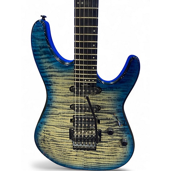 Used Schecter Guitar Research Sun Valley SS FR III Sky Burst Solid Body Electric Guitar