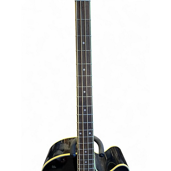 Used Ibanez AEB5E Black Acoustic Bass Guitar