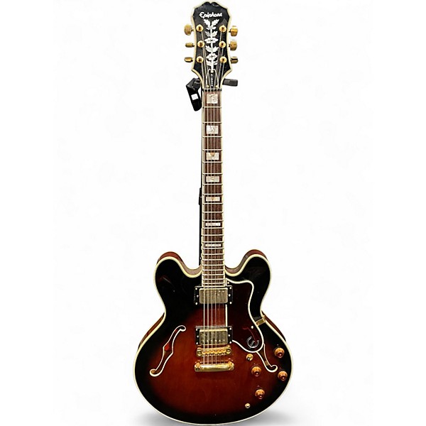 Used Epiphone SHERATON II SUNBURST Hollow Body Electric Guitar