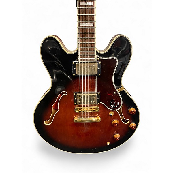 Used Epiphone SHERATON II SUNBURST Hollow Body Electric Guitar