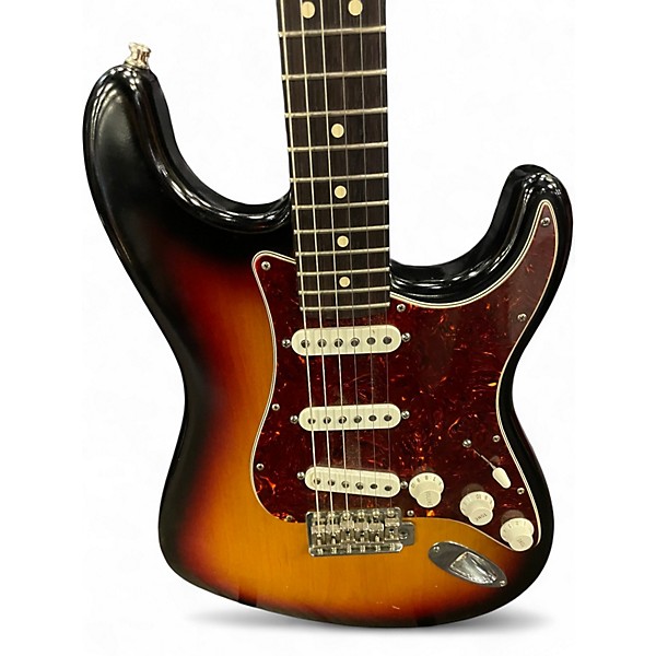 Used Fender Highway One Stratocaster 2 Tone Sunburst Solid Body Electric Guitar
