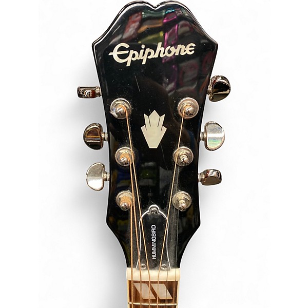 Used Epiphone Hummingbird Cherry Sunburst Acoustic Guitar