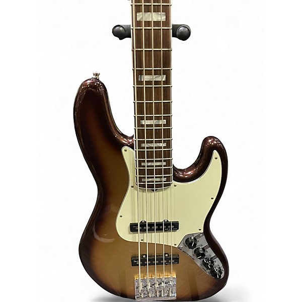 Used Fender American Ultra Jazz Bass V MOCHA BASS Electric Bass Guitar