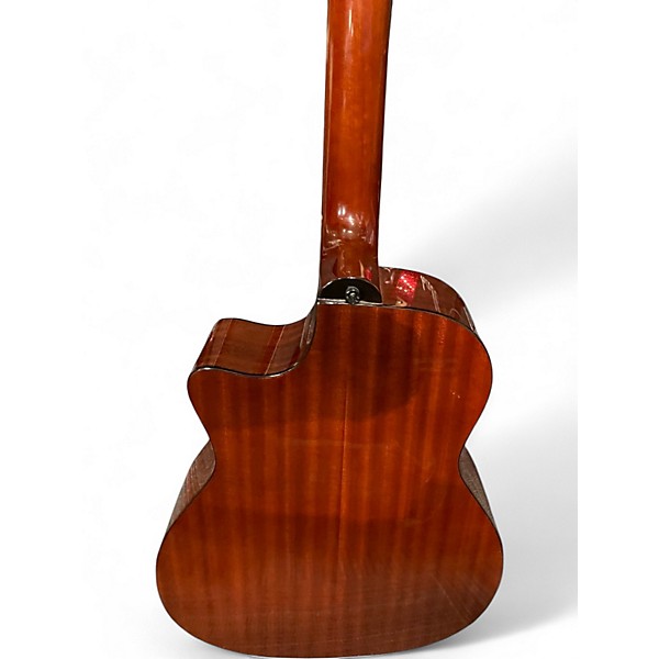 Used Dean AXEABC Brown Electric Bass Guitar