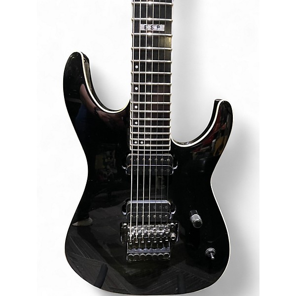 Used ESP E-II M-2 Seven Gloss Black Solid Body Electric Guitar