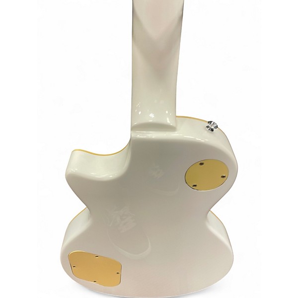 Used Xaviere LP STYLE White Solid Body Electric Guitar