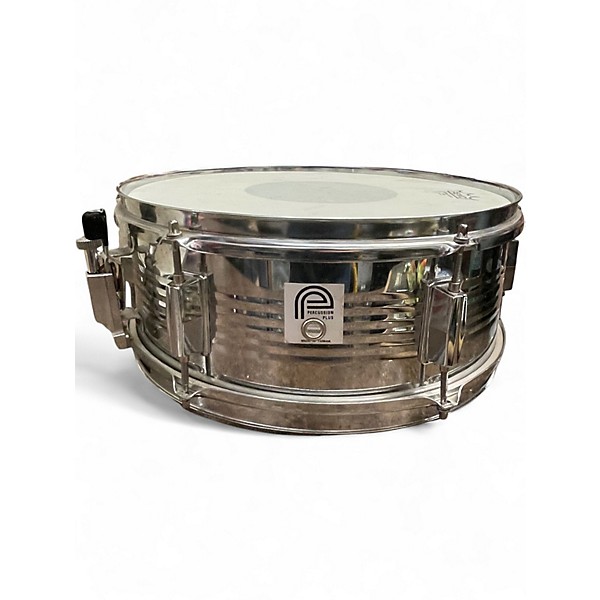 Used Percussion Plus 14X6 steel snare Chrome Drum