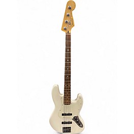 Used Fender Player Jazz Bass WHITE Electric Bass Guitar