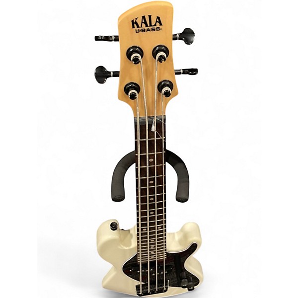 Used Kala Ubass SB-CR-FS WHITE Electric Bass Guitar