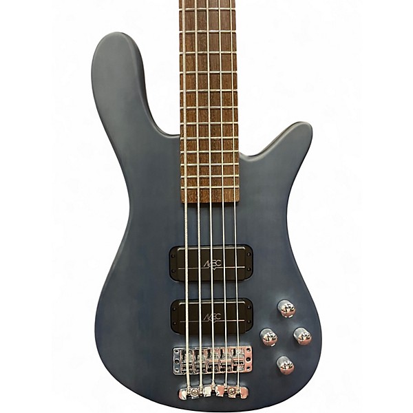 Used Warwick Streamer Standard 5 BLUE Electric Bass Guitar