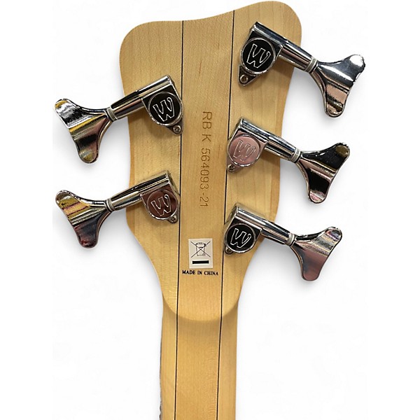 Used Warwick Streamer Standard 5 BLUE Electric Bass Guitar