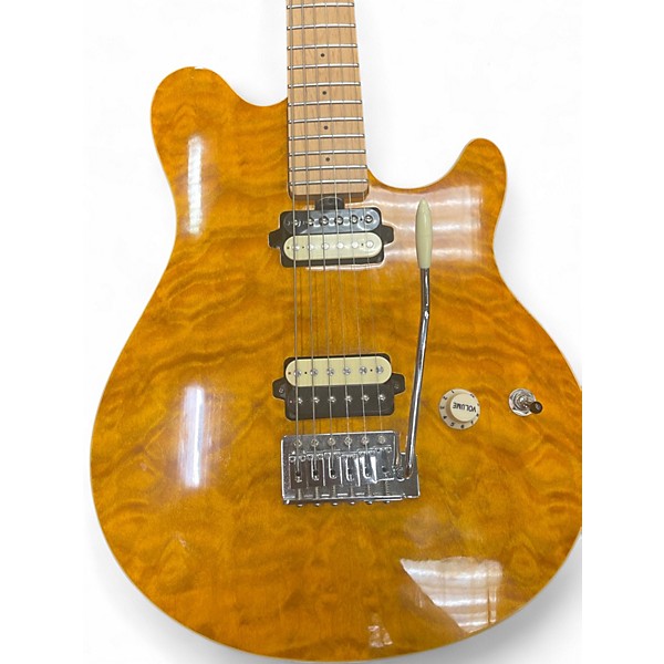Used OLP MM-1 Amber Solid Body Electric Guitar