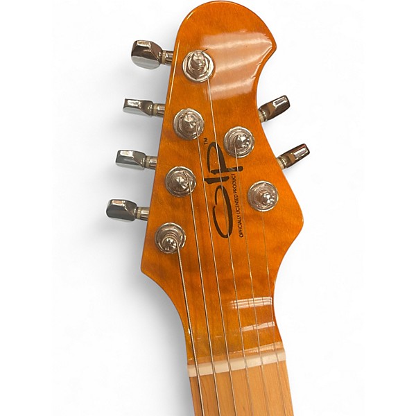 Used OLP MM-1 Amber Solid Body Electric Guitar