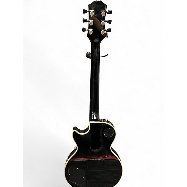 Used Epiphone Les Paul Custom Silverburst Solid Body Electric Guitar