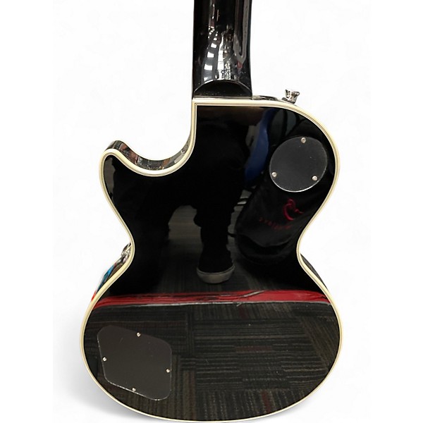 Used Epiphone Les Paul Custom Silverburst Solid Body Electric Guitar